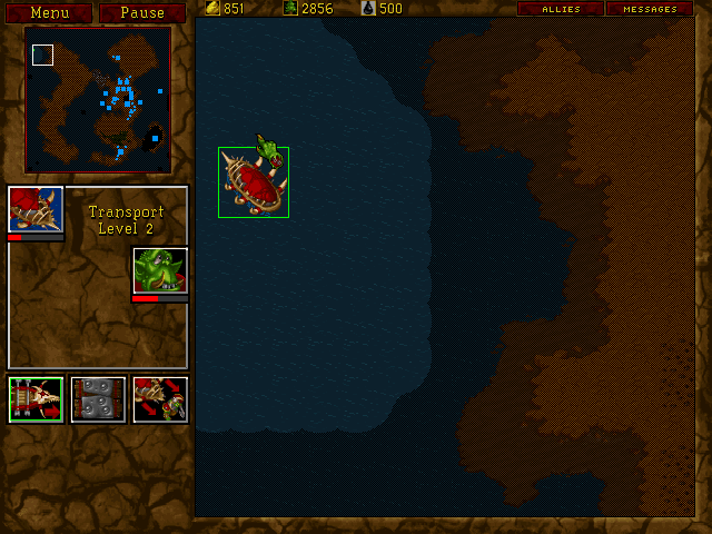 Warcraft II, tragický konec hry