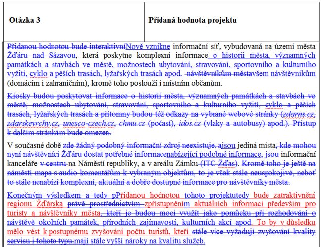 Změny v průběhu času