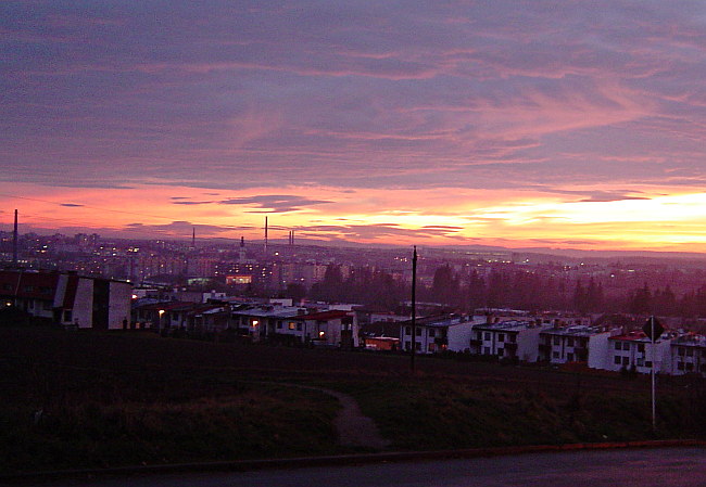 Mikulášský západ slunce 5.12.2006