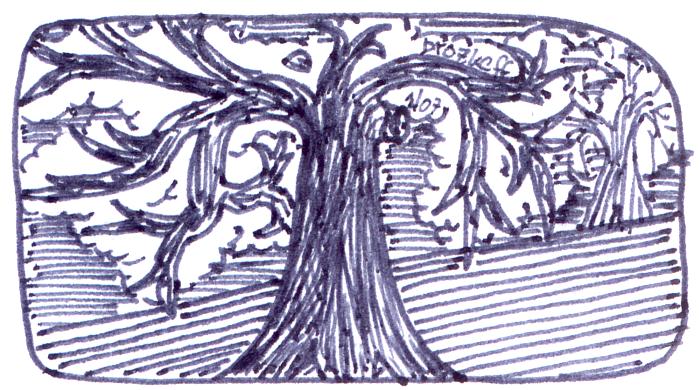 Kresba: Strom