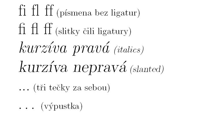 Typografické finesy