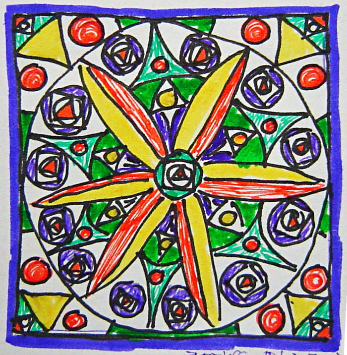 Brozkwičkova matematická mandala 10.4.2007